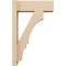 Ekena Millwork 5 1/2-in W x 14-in D x 22-in H Balboa Block Rough Cedar Woodgrain TimberThane Outlooker, Primed Tan OUTUR055X14X22BOA44RCPR - alternate 5